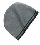 Port & Company® Fine Knit Skull Cap with Stripes